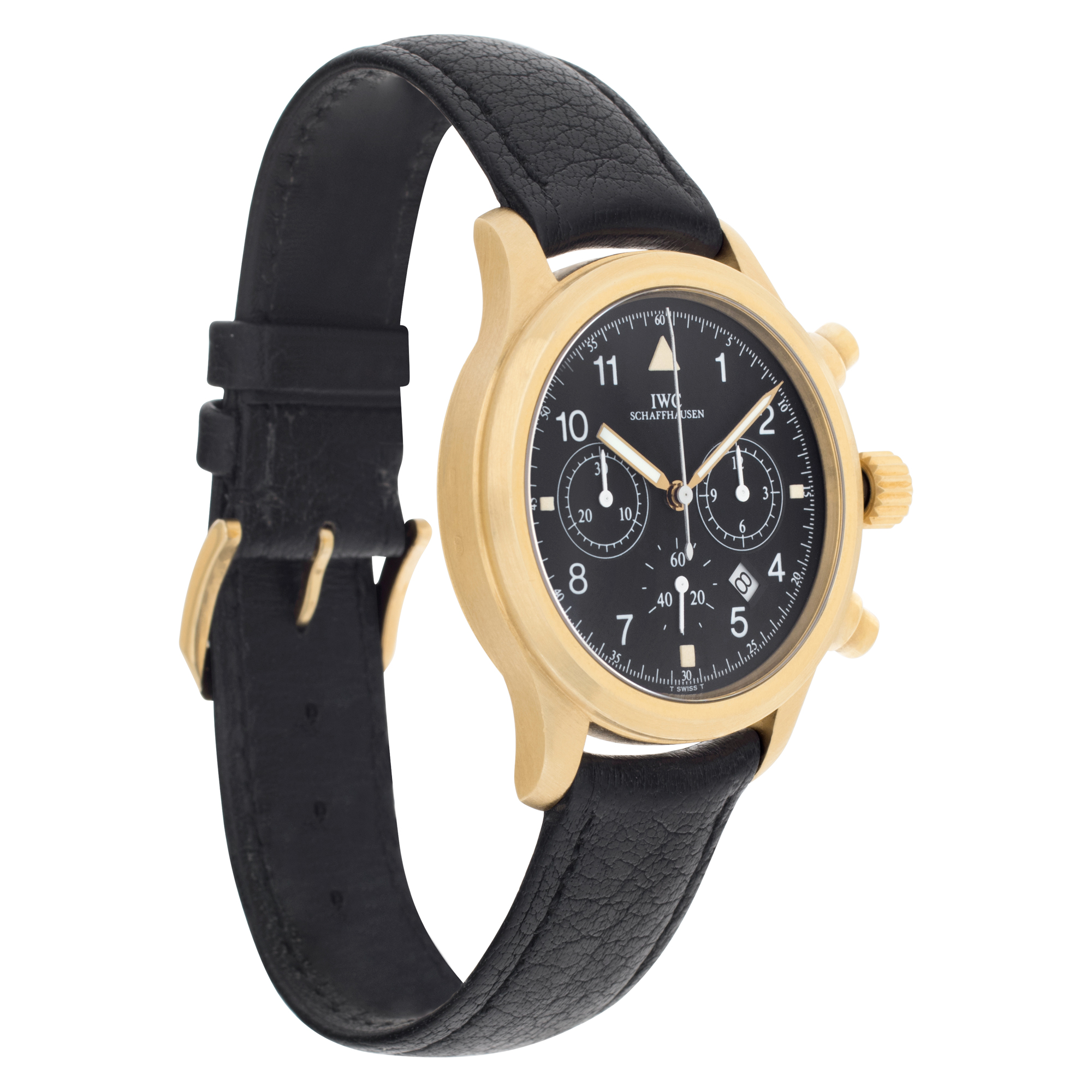 IWC 3741 Pilot Quartz Male 18k yellow gold Watches IWC 3741 Pilot Quartz Male 18k yellow gold Watches