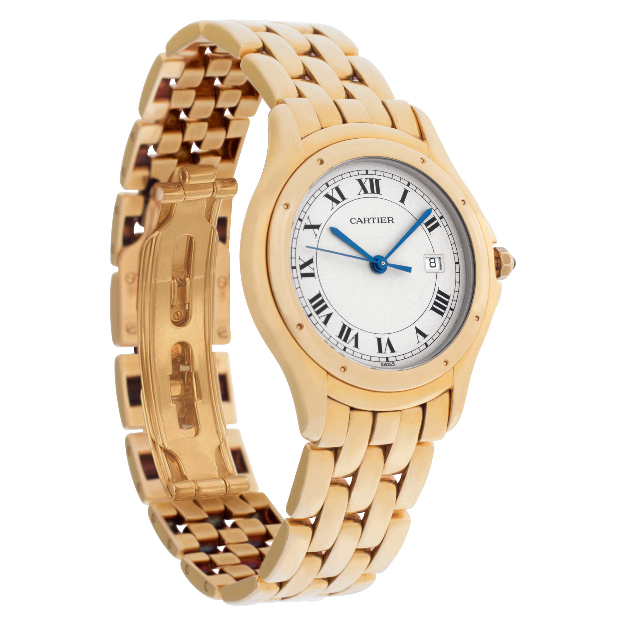 Cartier 887904 Cougar Quartz Unisex 18k yellow gold Watches Cartier 887904 Cougar Quartz Unisex 18k yellow gold Watches