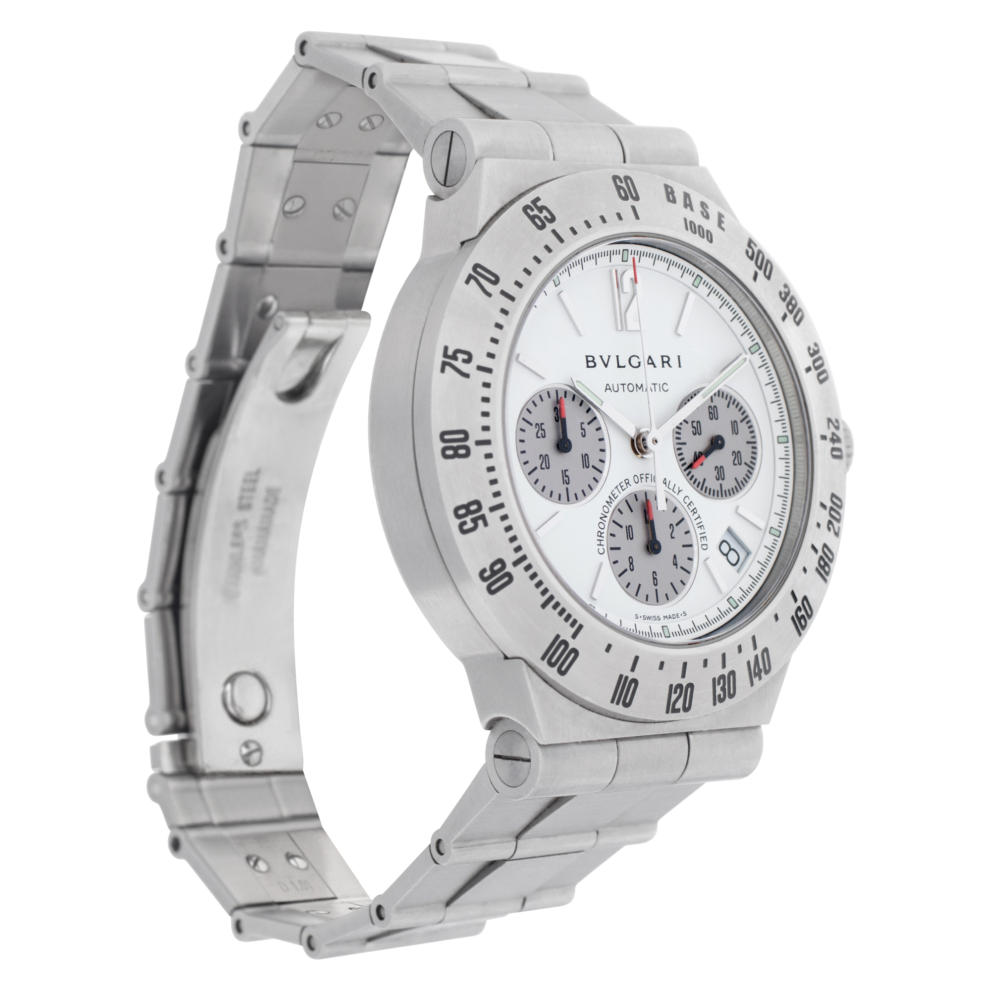 Bvlgari CH 40 ST a Diagono Automatic Unisex Stainless Steel Watches Bvlgari CH 40 ST a Diagono Automatic Unisex Stainless Steel Watches