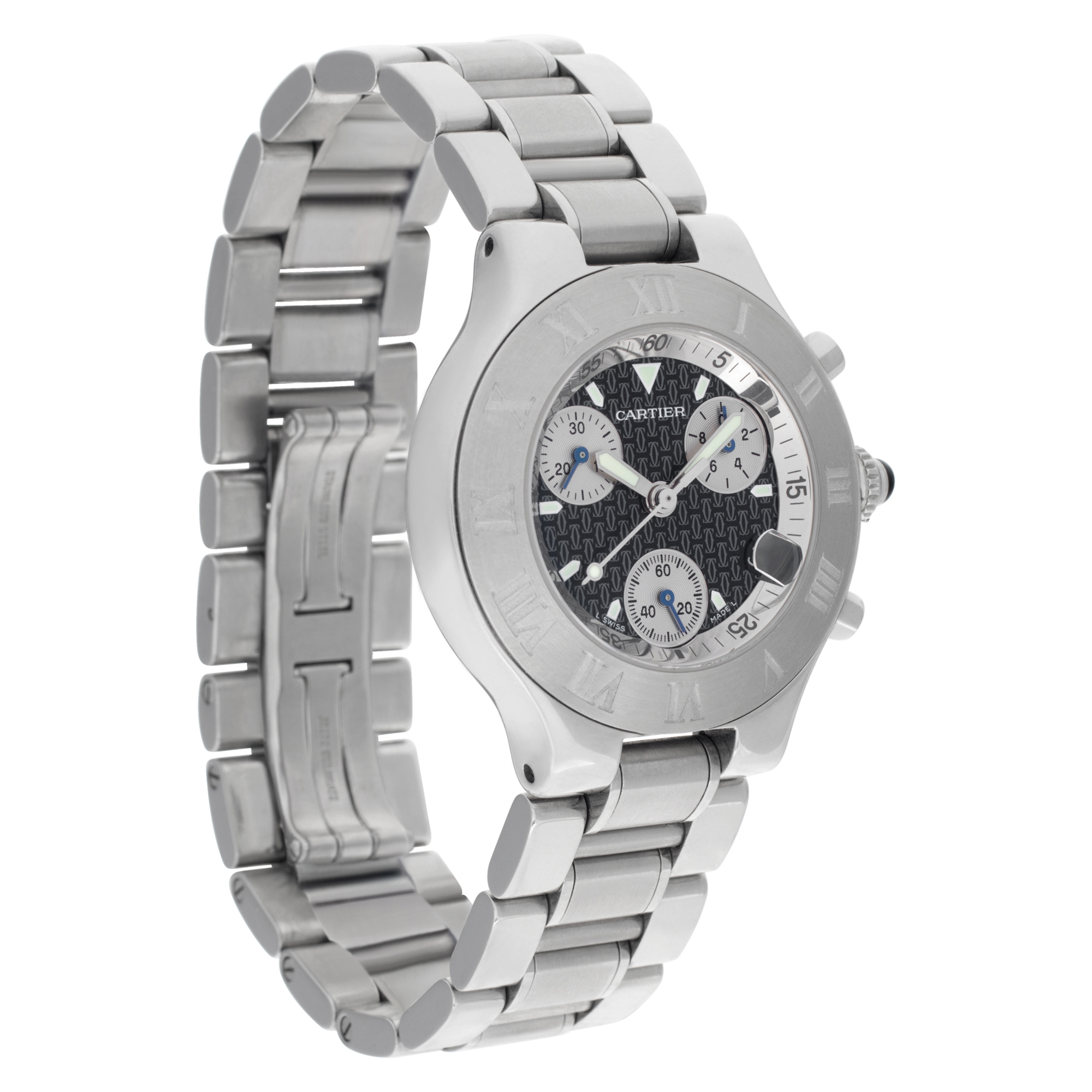 Cartier W10172t2 Chronoscaph 21 Quartz Male Stainless Steel Watches Cartier W10172t2 Chronoscaph 21 Quartz Male Stainless Steel Watches