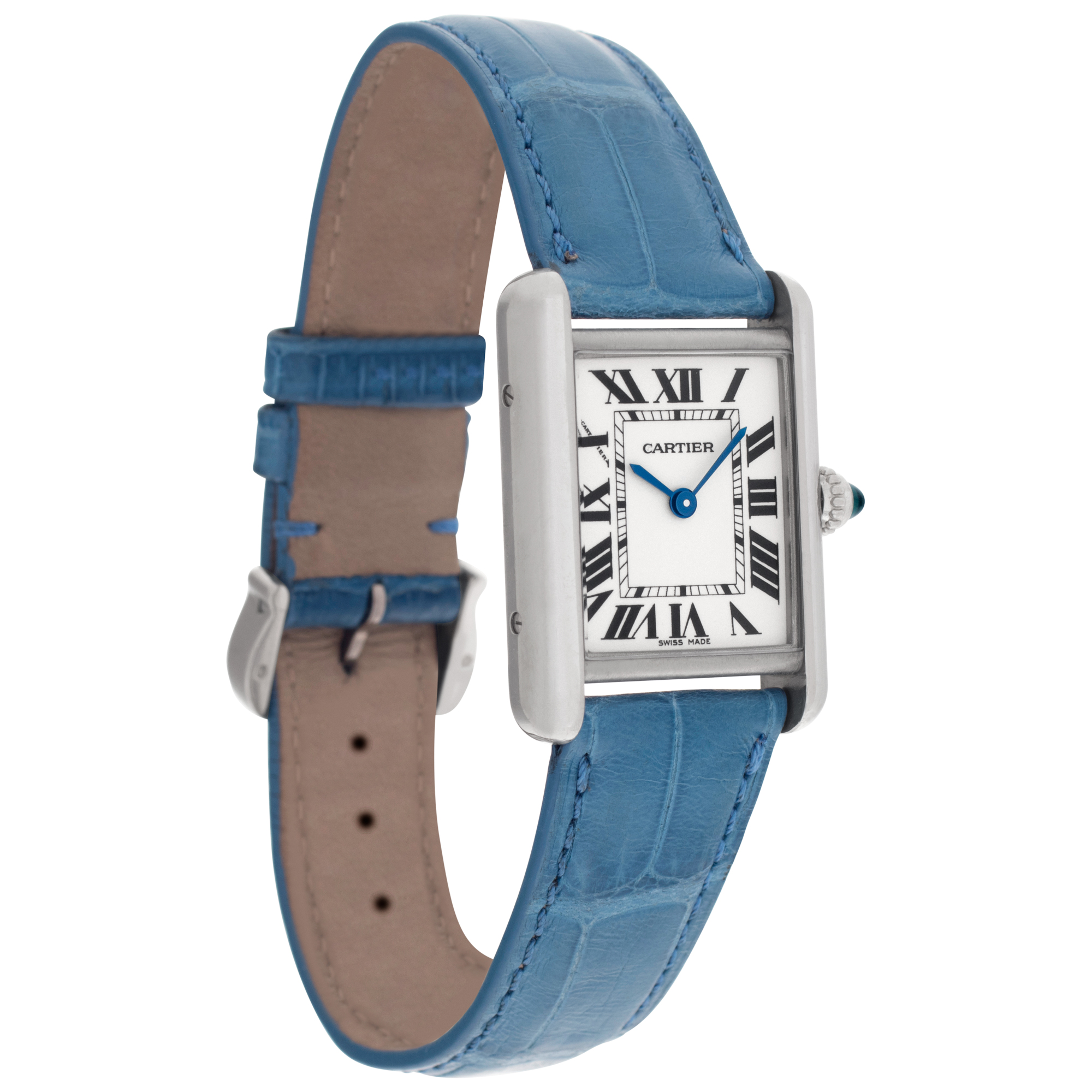 Cartier W1541056 Tank Louis Quartz Female 18k White Gold Watches Cartier W1541056 Tank Louis Quartz Female 18k White Gold Watches