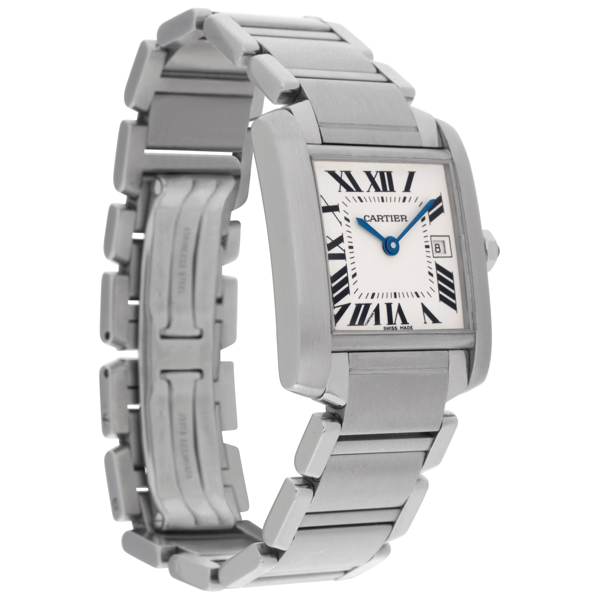 Cartier W51011Q3 Tank Francaise Quartz Male Stainless Steel Watches Cartier W51011Q3 Tank Francaise Quartz Male Stainless Steel Watches