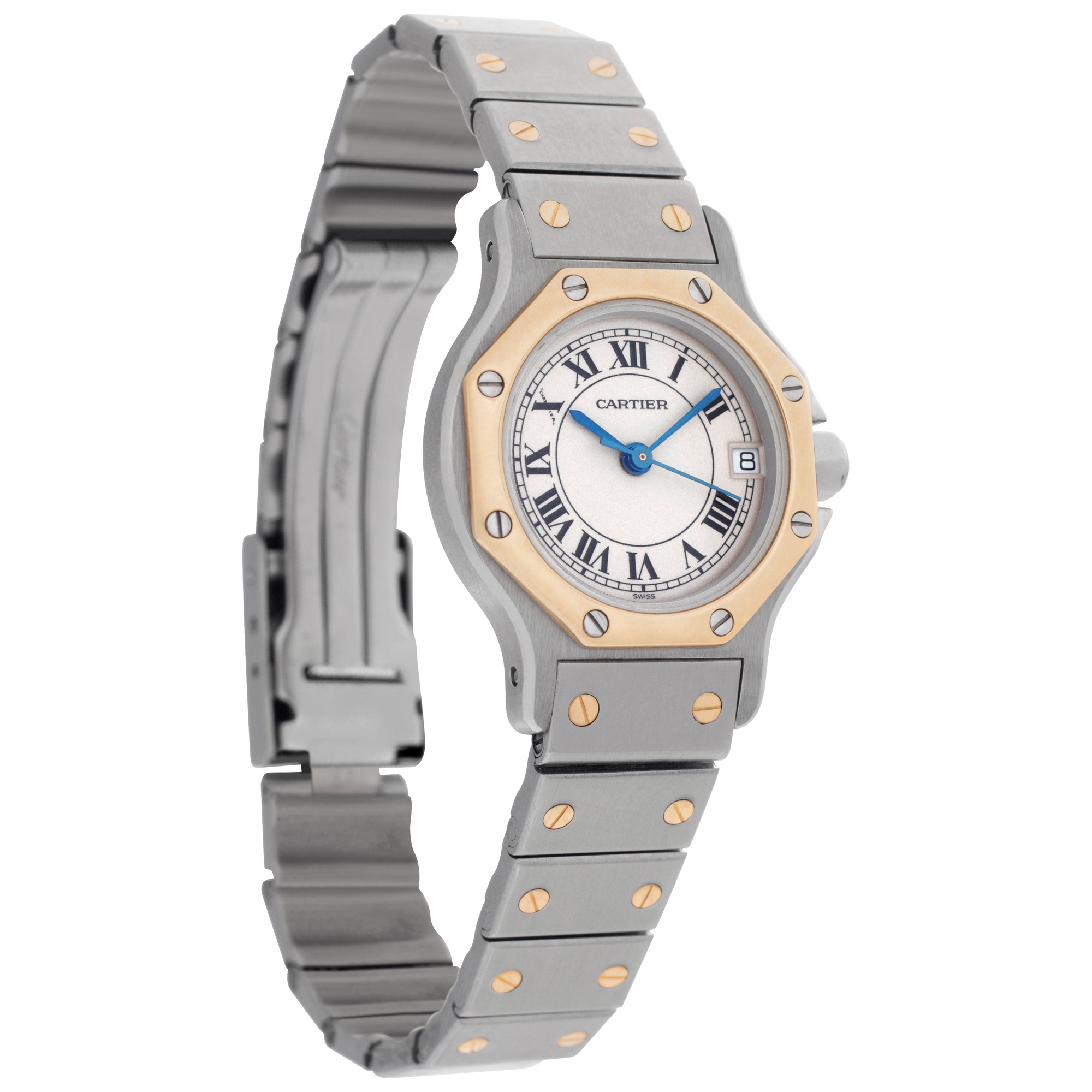 Cartier 187903 Santos Quartz Female 18k gold & Stainless Steel Watches Cartier 187903 Santos Quartz Female 18k gold & Stainless Steel Watches