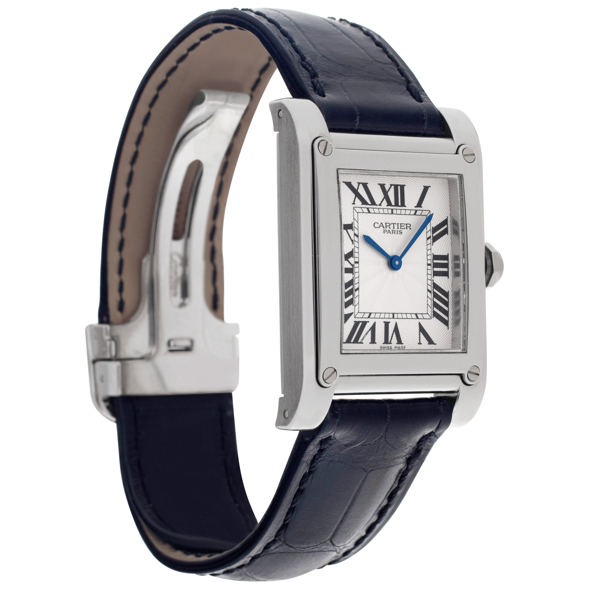 Cartier W1539951P Tank Manual Unisex Platinum Watches Cartier W1539951P Tank Manual Unisex Platinum Watches