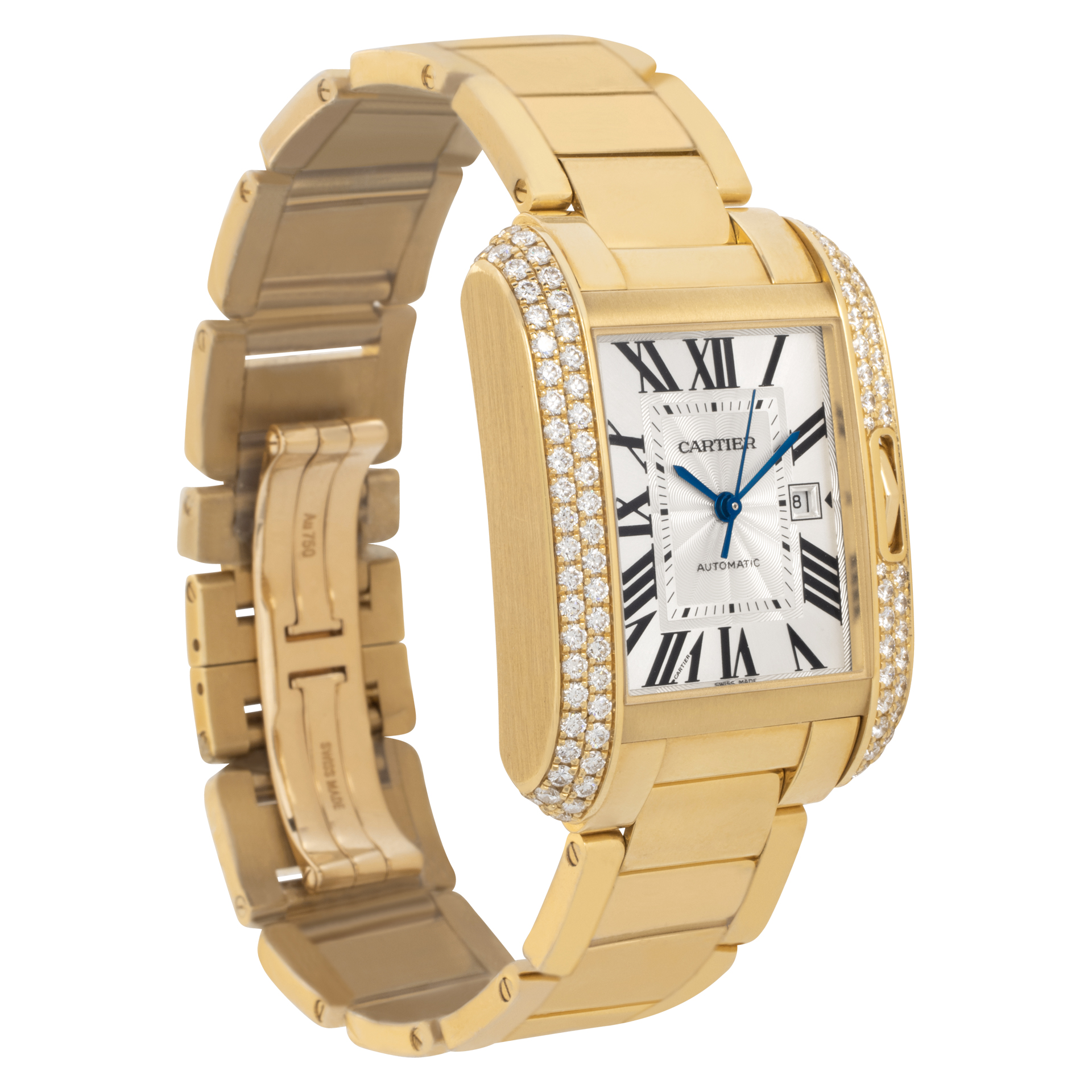 Cartier WT100003 Tank Anglaise Automatic Unisex 18k Yellow Gold Watches Cartier WT100003 Tank Anglaise Automatic Unisex 18k Yellow Gold Watches