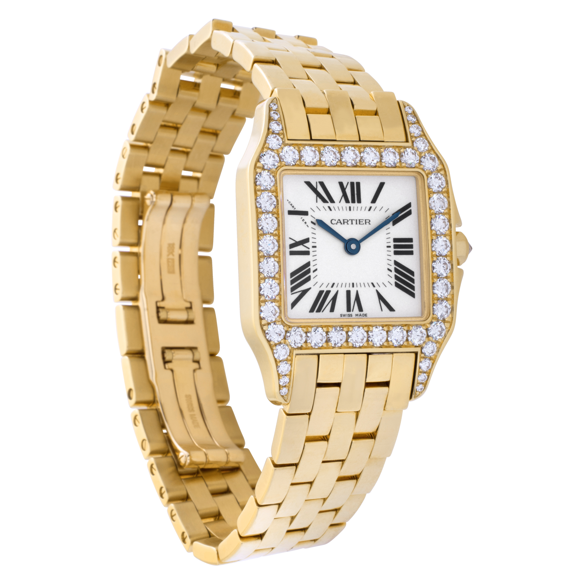 Cartier WF9002Y7 Santos Demoiselle Quartz Unisex 18k Yellow Gold Watches Cartier WF9002Y7 Santos Demoiselle Quartz Unisex 18k Yellow Gold Watches