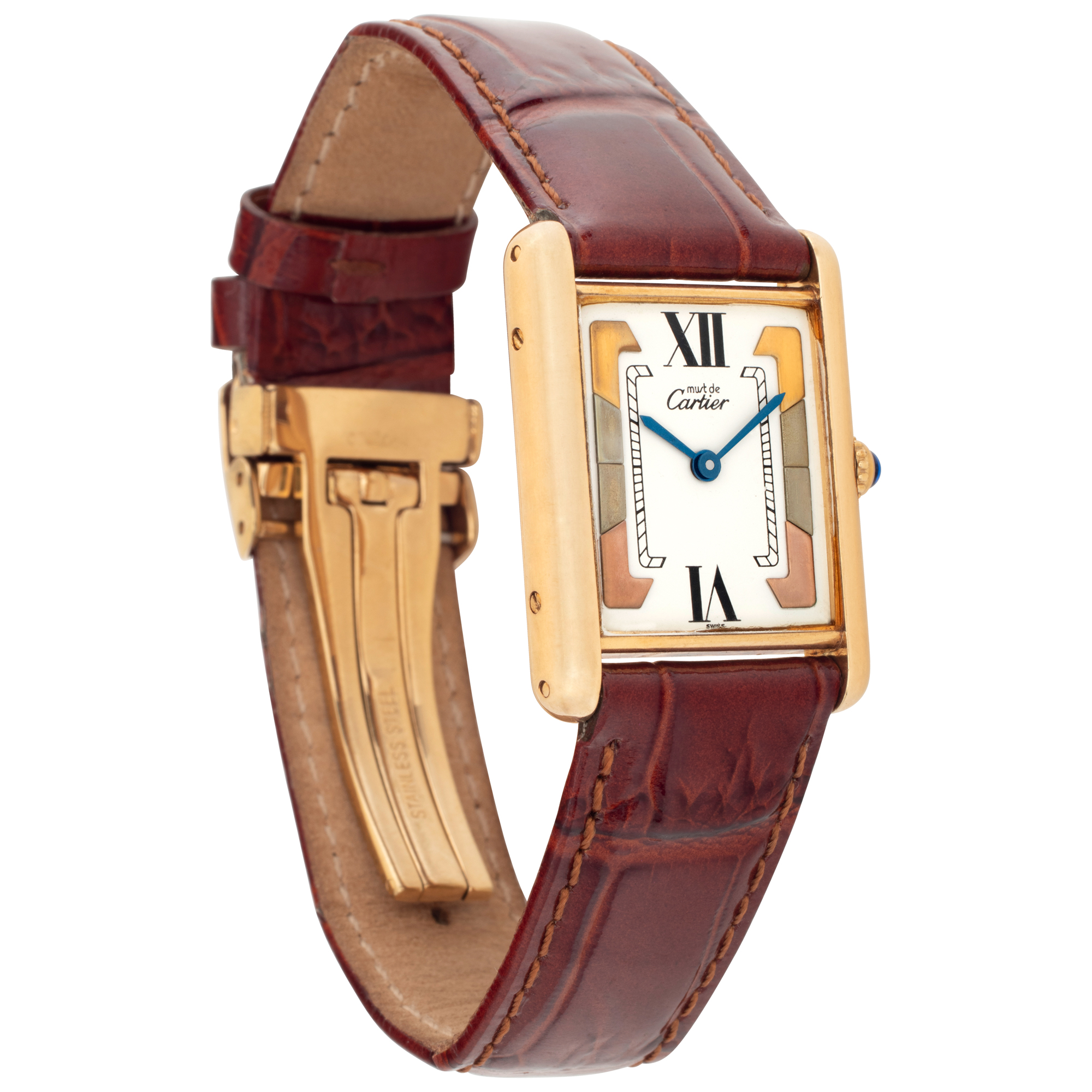 Cartier Cartier 1327 Tank Quartz Female 18k yellow gold Watches Cartier Cartier 1327 Tank Quartz Female 18k yellow gold Watches