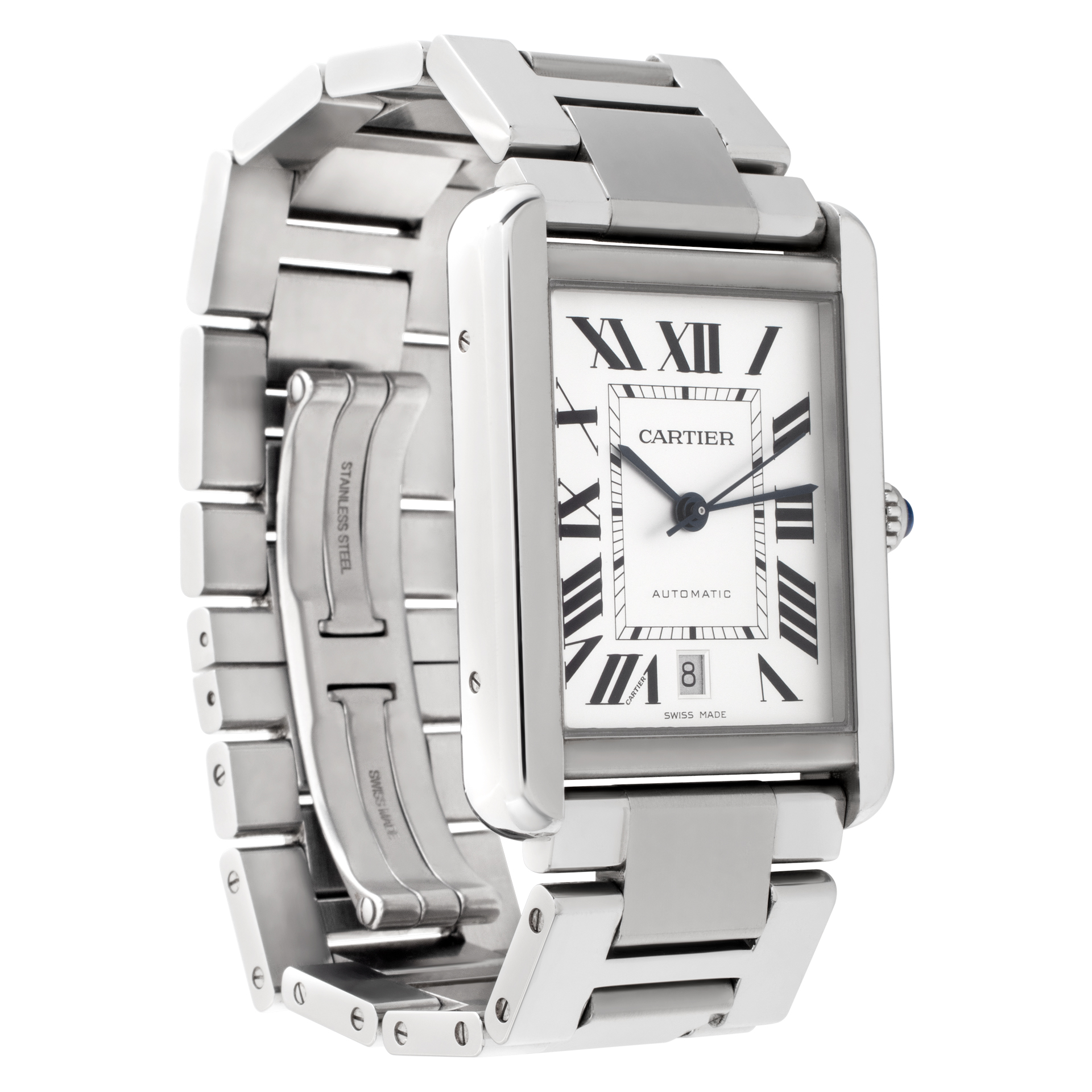 Cartier w52000028 Tank Solo Automatic Unisex Stainless Steel Watches Cartier w52000028 Tank Solo Automatic Unisex Stainless Steel Watches