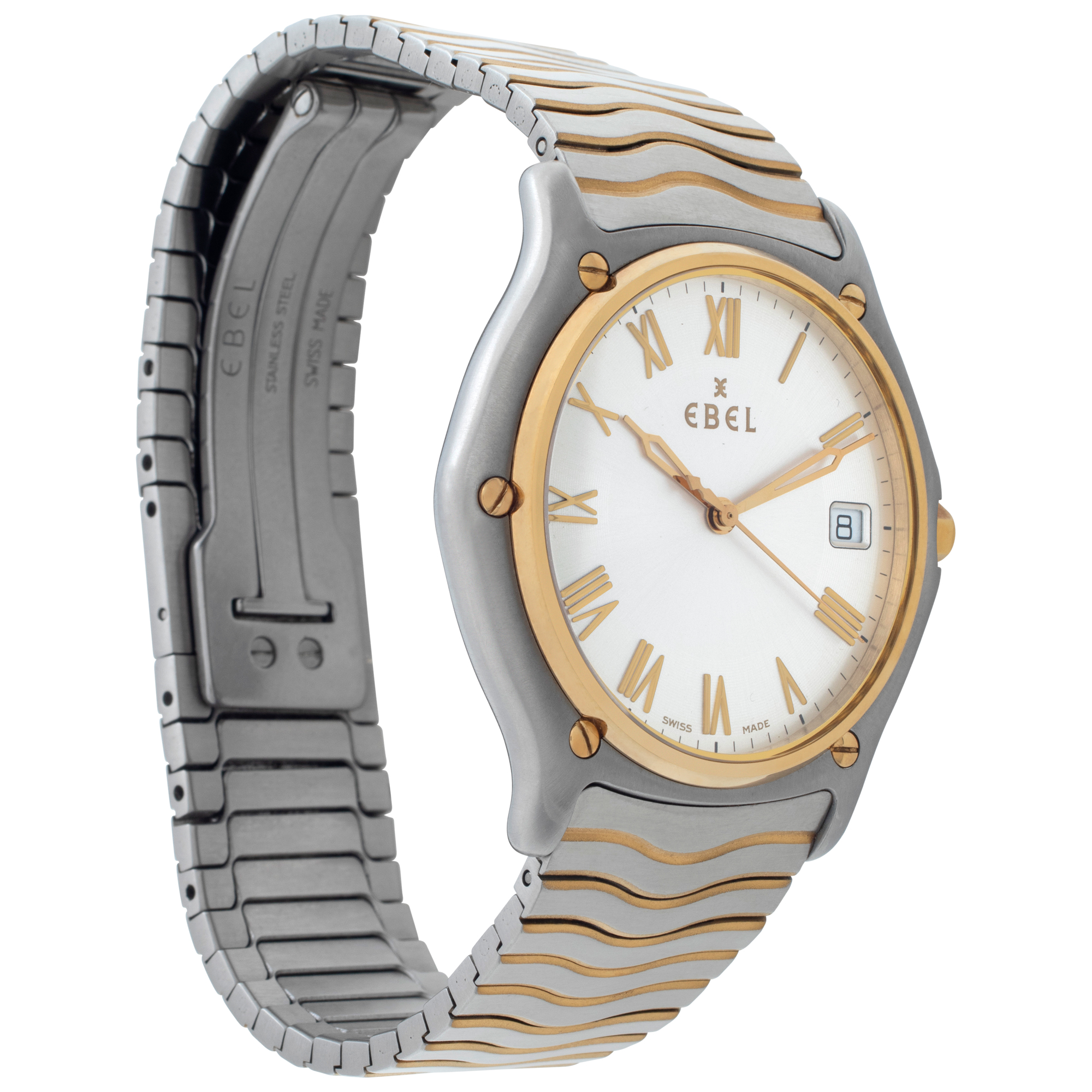 Ebel 1255F41 Classic Wave Quartz Unisex 18k gold & Stainless Steel Watches Ebel 1255F41 Classic Wave Quartz Unisex 18k gold & Stainless Steel Watches