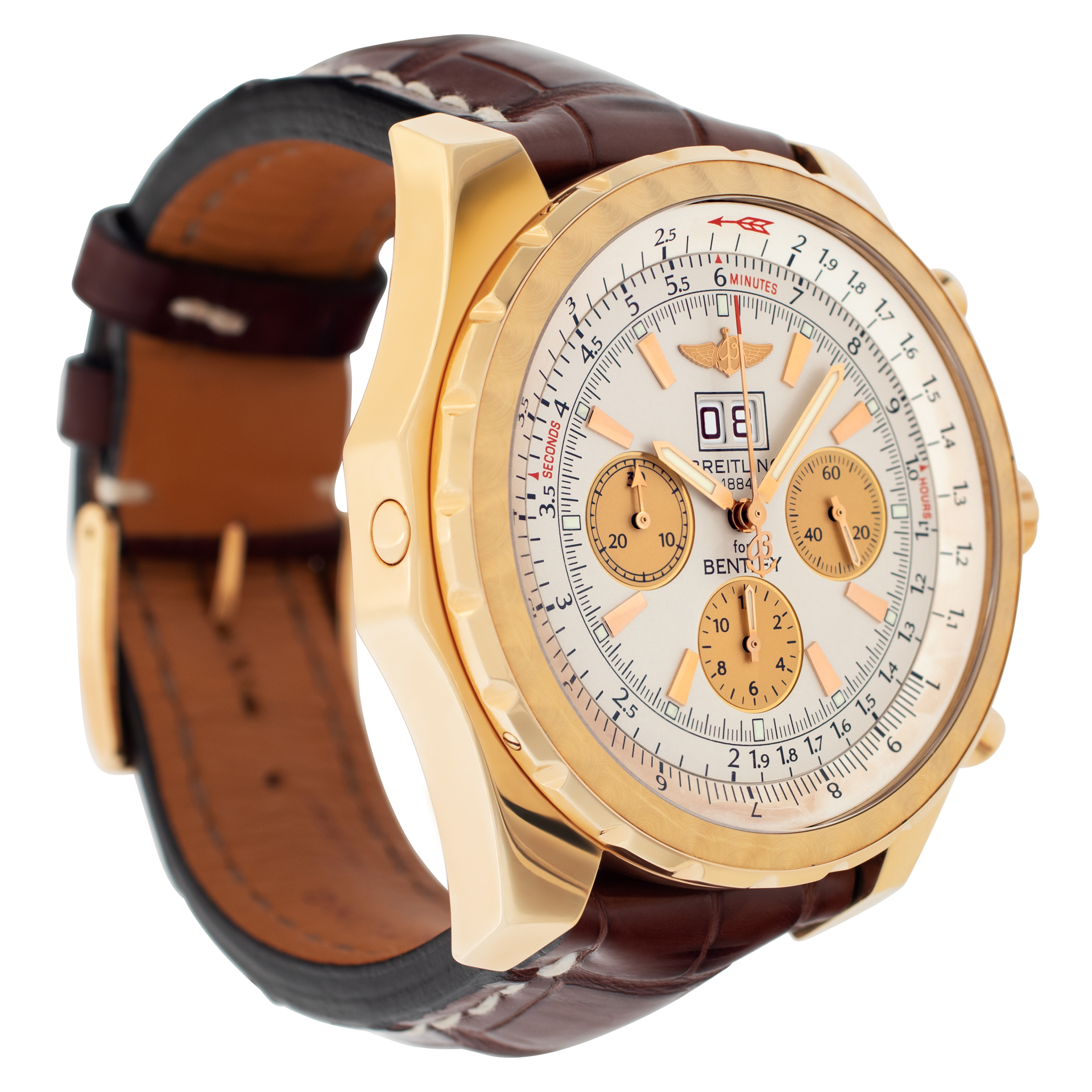 Breitling h44363 Bentley 6.75 Automatic Male 18k rose gold Watches Breitling h44363 Bentley 6.75 Automatic Male 18k rose gold Watches