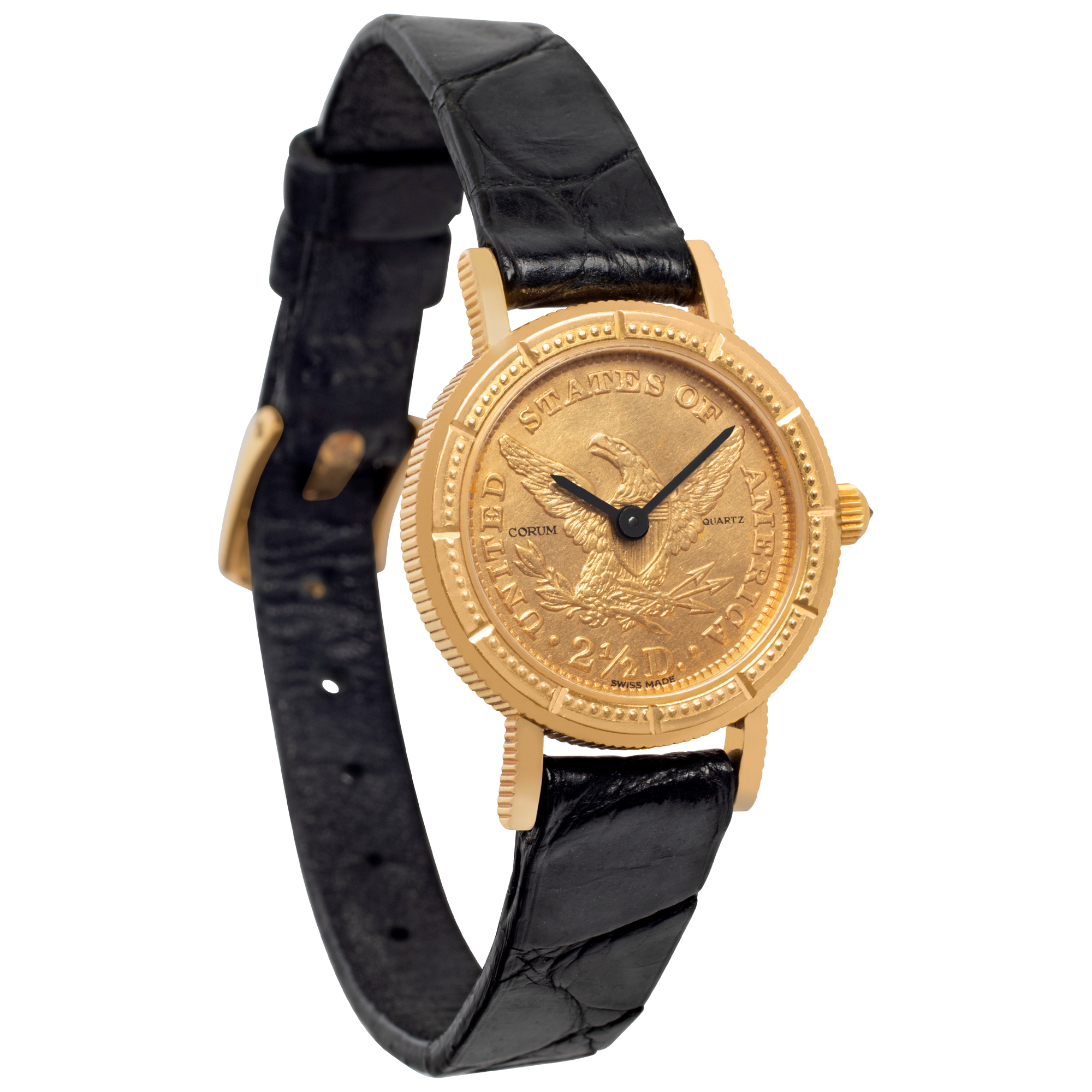Corum Corum 2891 $2.50 gold coin Quartz Female 18k yellow gold Watches Corum Corum 2891 $2.50 gold coin Quartz Female 18k yellow gold Watches