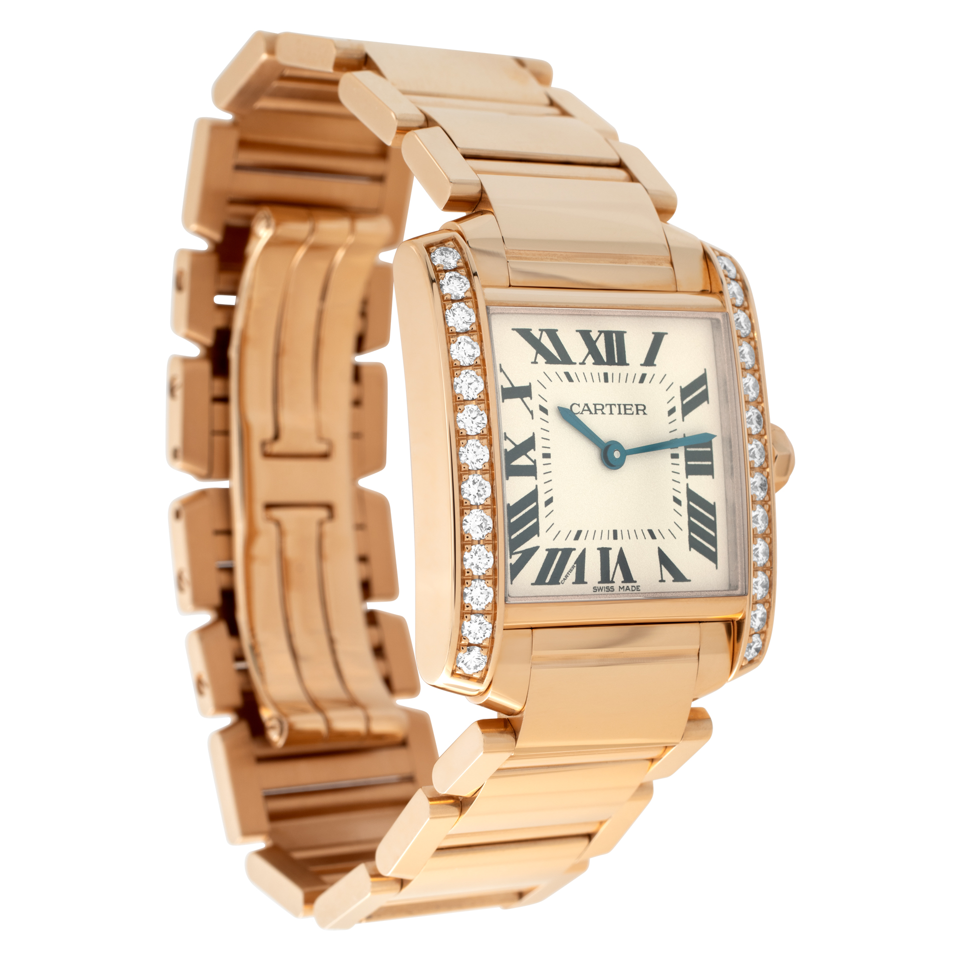 Cartier WJTA0023 Tank Francaise Quartz Female 18k rose gold Watches Cartier WJTA0023 Tank Francaise Quartz Female 18k rose gold Watches