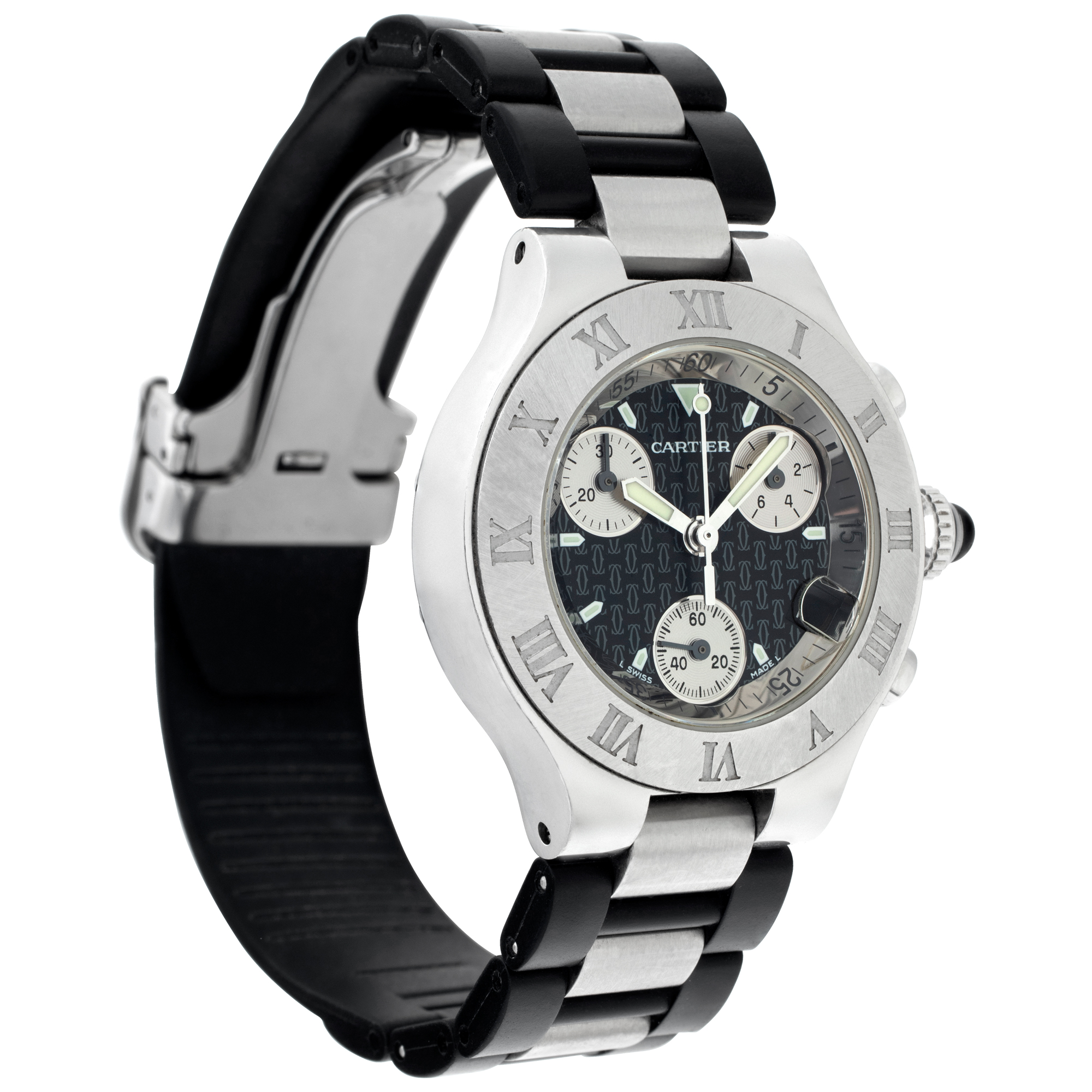 Cartier W10198U2 Chronoscaph 21 Quartz Female Stainless Steel Watches Cartier W10198U2 Chronoscaph 21 Quartz Female Stainless Steel Watches