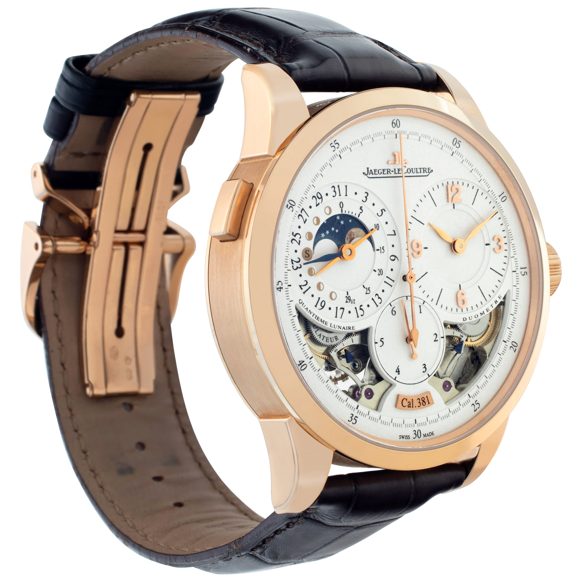 Jaeger LeCoultre 6042422 Quantieme Manual Male 18k rose gold Watches Jaeger LeCoultre 6042422 Quantieme Manual Male 18k rose gold Watches