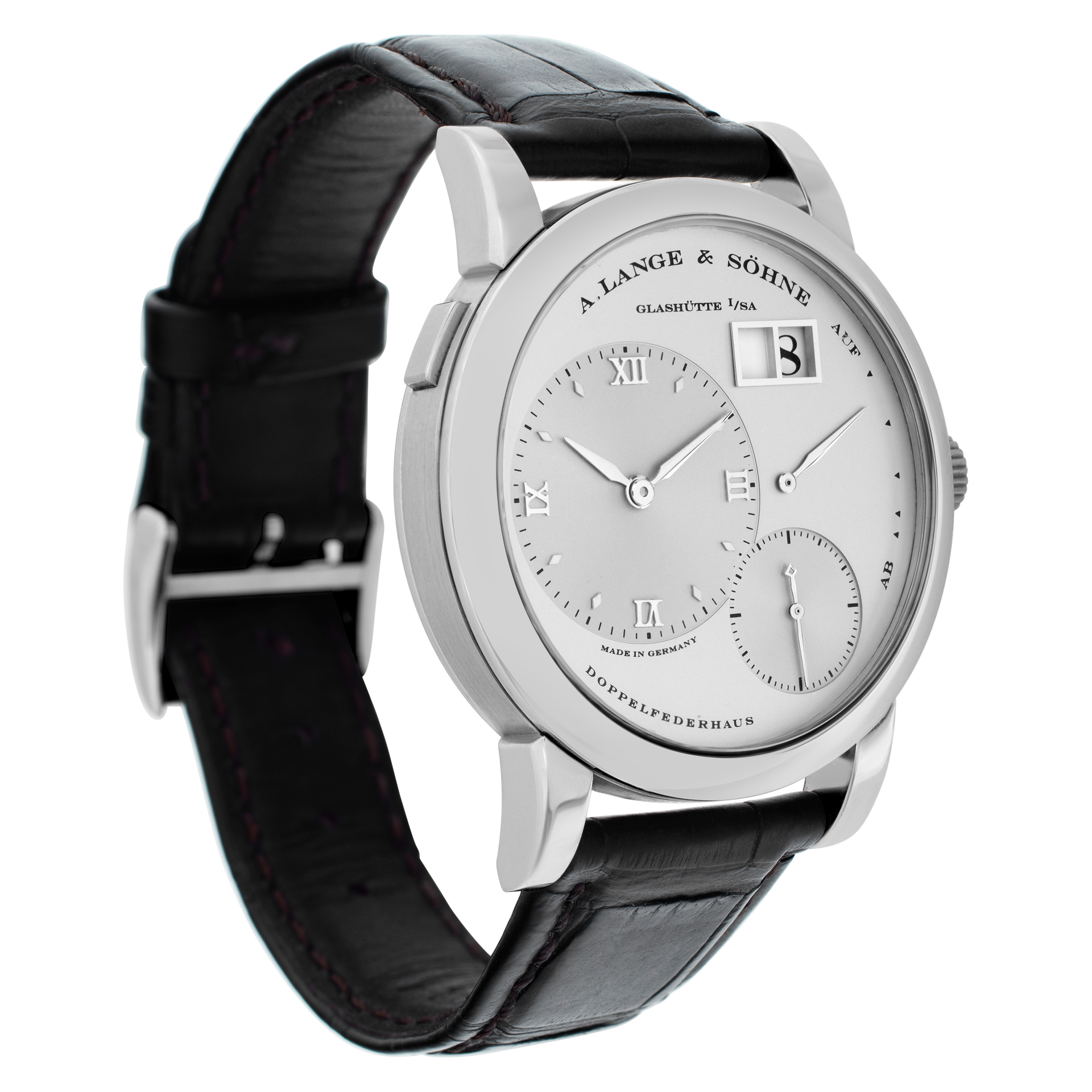 A. Lange & Sohne 101.025 Lange 1 Manual Male Platinum Watches A. Lange & Sohne 101.025 Lange 1 Manual Male Platinum Watches