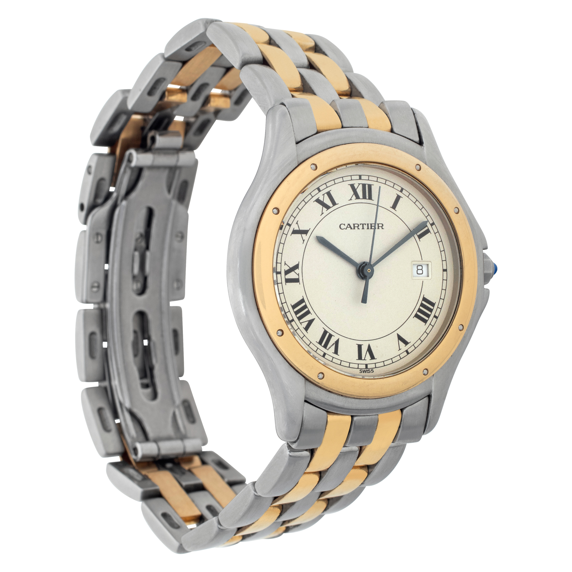 Cartier Cartier 24 Cougar Quartz Unisex Stainless Steel Watches Cartier Cartier 24 Cougar Quartz Unisex Stainless Steel Watches