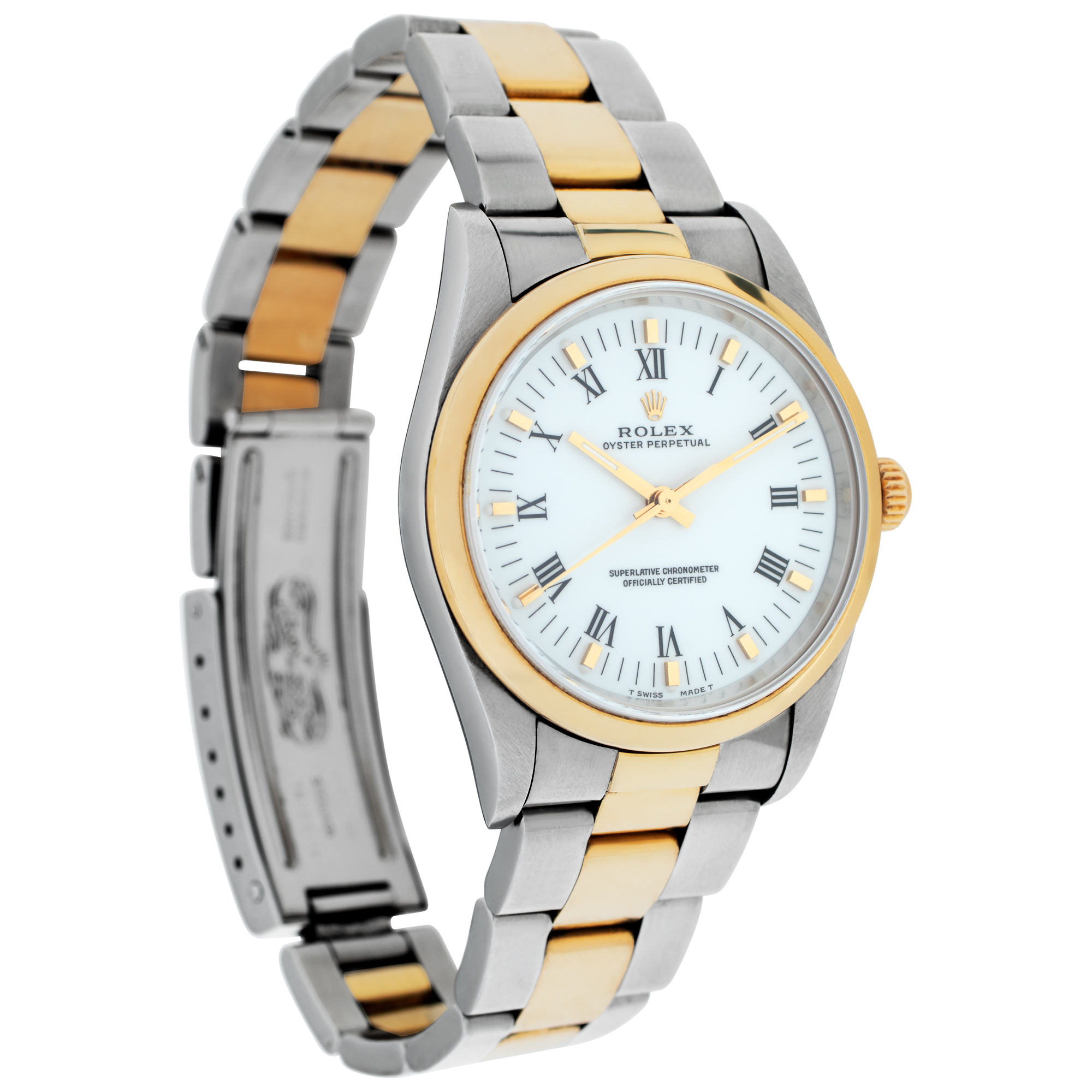 Rolex 14203 Oyster Perpetual Automatic Unisex 18k gold & Stainless Steel Watches Rolex 14203 Oyster Perpetual Automatic Unisex 18k gold & Stainless Steel Watches