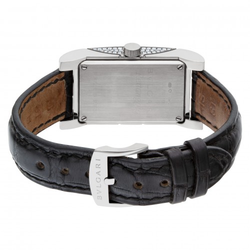 Bvlgari RT W39 G Rettangolo Quartz Female 18k White Gold Watches Bvlgari RT W39 G Rettangolo Quartz Female 18k White Gold Watches