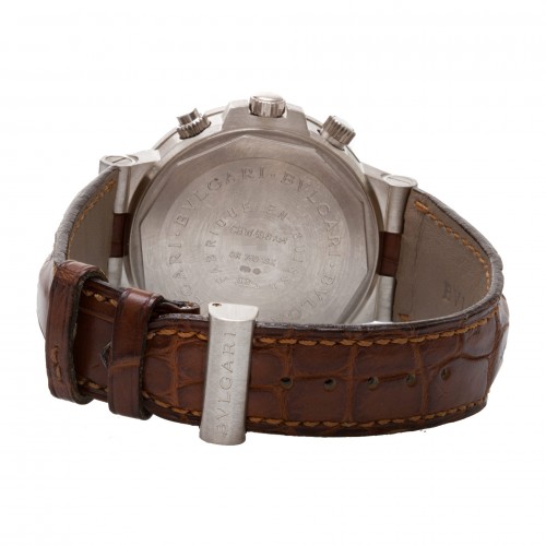 Bvlgari CHW 40GAM Diagono Automatic Male 18k White Gold Watches Bvlgari CHW 40GAM Diagono Automatic Male 18k White Gold Watches