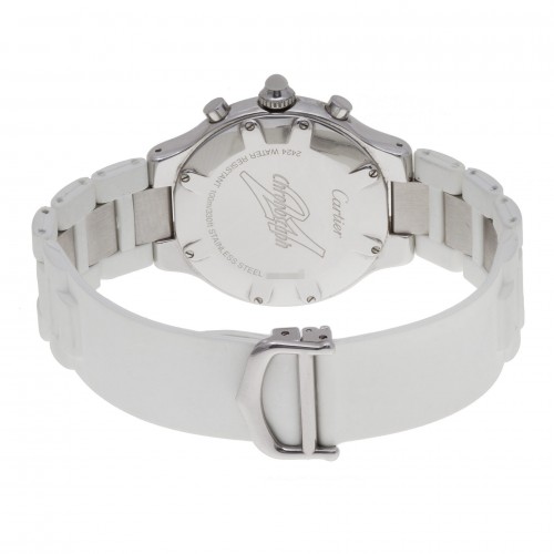 Cartier 2424 Chronoscaph 21 Quartz Unisex Stainless Steel Watches Cartier 2424 Chronoscaph 21 Quartz Unisex Stainless Steel Watches
