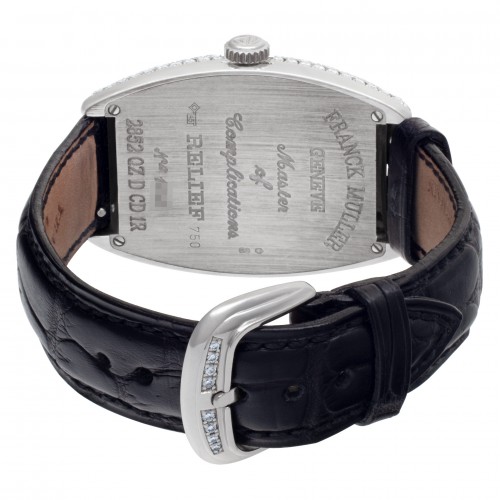 Franck Muller 2852 QZ D CD 1R Curvex Quartz Unisex 18k White Gold Watches Franck Muller 2852 QZ D CD 1R Curvex Quartz Unisex 18k White Gold Watches