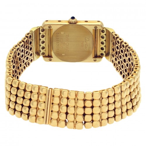Cartier Cartier 1738 Tank Quartz Female 18k yellow gold Watches Cartier Cartier 1738 Tank Quartz Female 18k yellow gold Watches