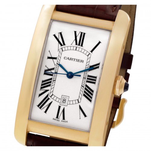 Cartier W56033156 Tank Americaine Automatic Unisex 18k Yellow Gold Watches Cartier W56033156 Tank Americaine Automatic Unisex 18k Yellow Gold Watches
