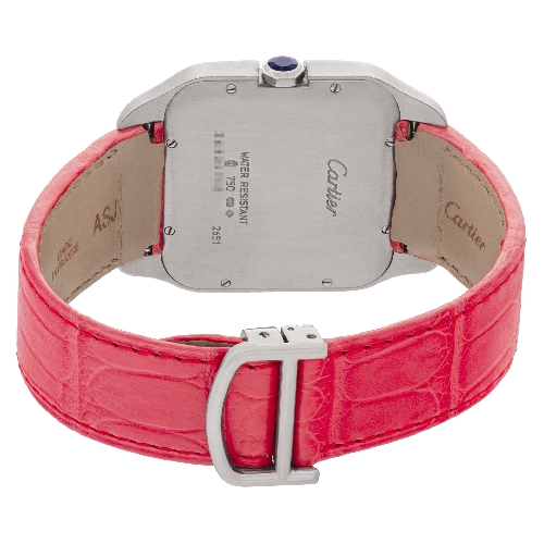 Cartier W2007051 Santos Dumont Manual Unisex 18k White Gold Watches Cartier W2007051 Santos Dumont Manual Unisex 18k White Gold Watches