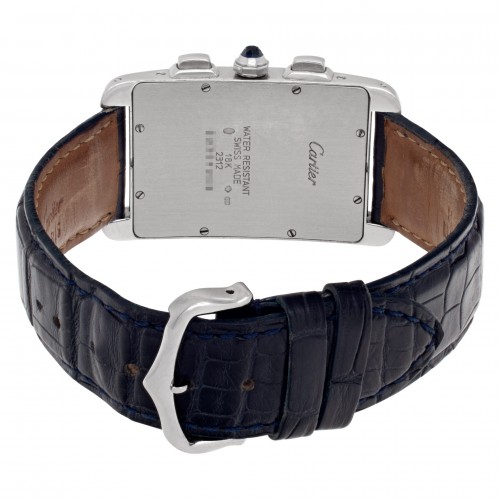Cartier 2312 Tank Americaine Quartz Unisex 18k White Gold Watches Cartier 2312 Tank Americaine Quartz Unisex 18k White Gold Watches
