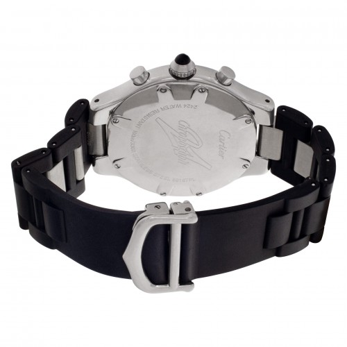 Cartier 2424 Chronoscaph Quartz Unisex Stainless Steel Watches Cartier 2424 Chronoscaph Quartz Unisex Stainless Steel Watches
