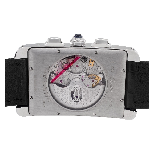 Cartier W2609456 Tank Americaine Automatic Male 18k White Gold Watches Cartier W2609456 Tank Americaine Automatic Male 18k White Gold Watches
