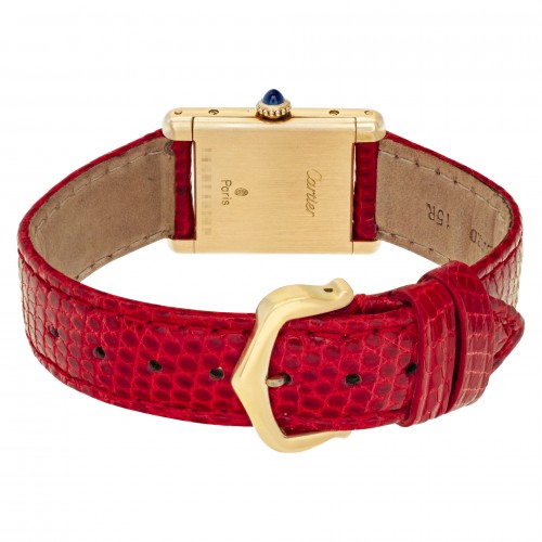 Cartier Cartier 1684 Tank Manual Female 18k yellow gold Watches Cartier Cartier 1684 Tank Manual Female 18k yellow gold Watches