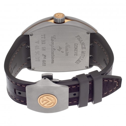 Franck Muller V45 SC DT TT BR 5N Vanguard Automatic Male 18k rose gold & titanium Watches Franck Muller V45 SC DT TT BR 5N Vanguard Automatic Male 18k rose gold & titanium Watches