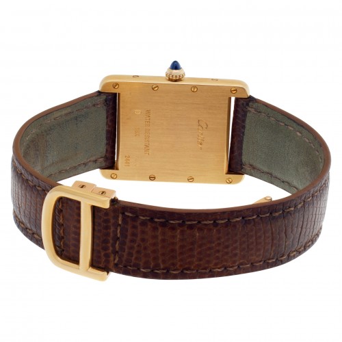 Cartier W1529756 Tank Louis Cartier Quartz Unisex 18k Yellow Gold Watches Cartier W1529756 Tank Louis Cartier Quartz Unisex 18k Yellow Gold Watches
