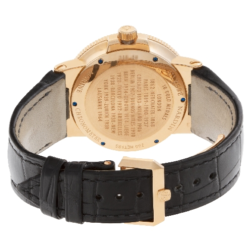 Ulysse Nardin 266-66/62 Maxi Marine Automatic Male 18k rose gold Watches Ulysse Nardin 266-66/62 Maxi Marine Automatic Male 18k rose gold Watches