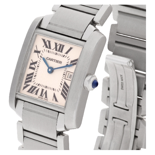 Cartier W51011Q3 Tank Francaise Quartz Female Stainless Steel Watches Cartier W51011Q3 Tank Francaise Quartz Female Stainless Steel Watches