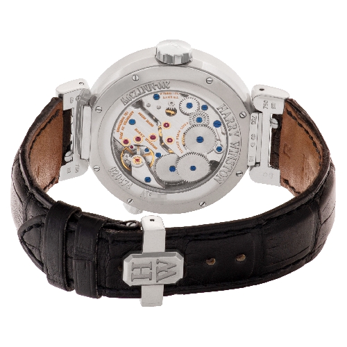 Harry Winston 200.mmtz39w Excenter Timezone Manual Unisex 18k White Gold Watches Harry Winston 200.mmtz39w Excenter Timezone Manual Unisex 18k White Gold Watches