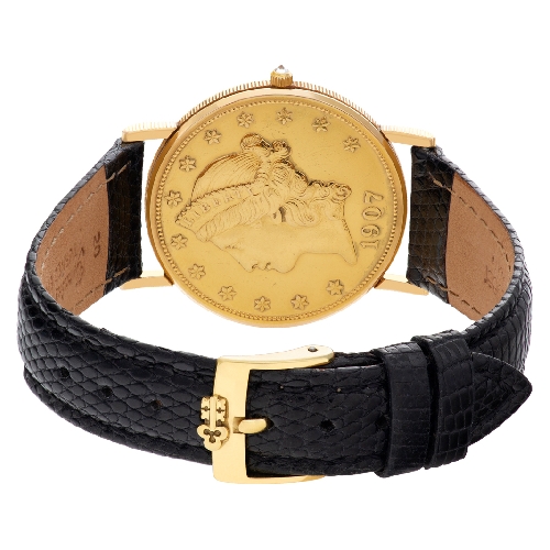 Corum 380684 $20 Coin Quartz Male 18k yellow gold Watches Corum 380684 $20 Coin Quartz Male 18k yellow gold Watches
