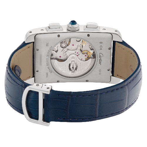 Cartier W2609456 Tank Americaine Automatic Male 18k White Gold Watches Cartier W2609456 Tank Americaine Automatic Male 18k White Gold Watches