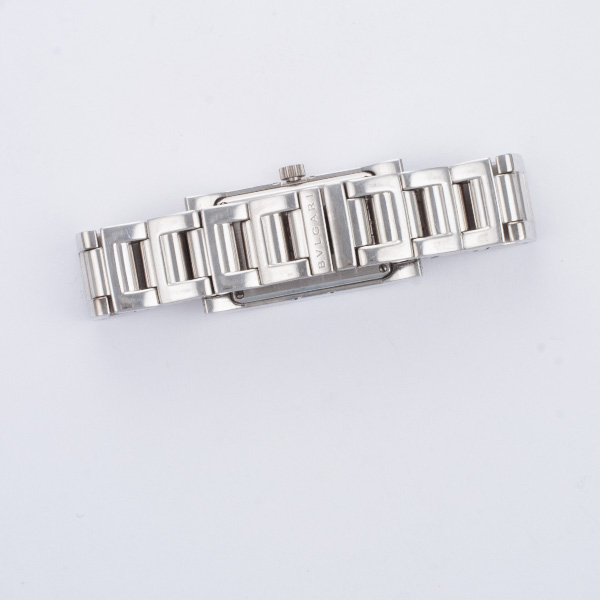 Bvlgari RTW39G Rettangolo Quartz Female 18k White Gold Watches Bvlgari RTW39G Rettangolo Quartz Female 18k White Gold Watches