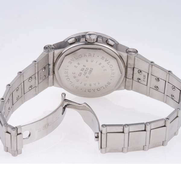 Bvlgari CH 35 S Chronograph Automatic Male Stainless Steel Watches Bvlgari CH 35 S Chronograph Automatic Male Stainless Steel Watches
