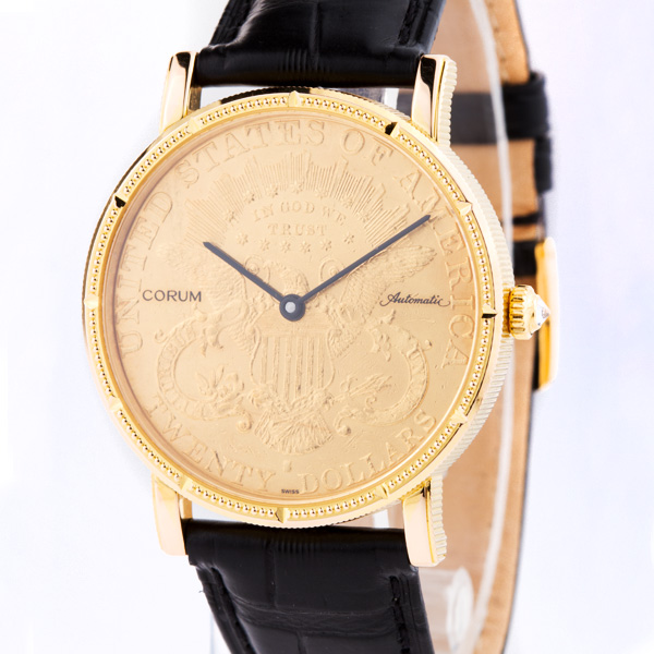 Corum xx $20 Coin Automatic Male 18k yellow gold Watches Corum xx $20 Coin Automatic Male 18k yellow gold Watches