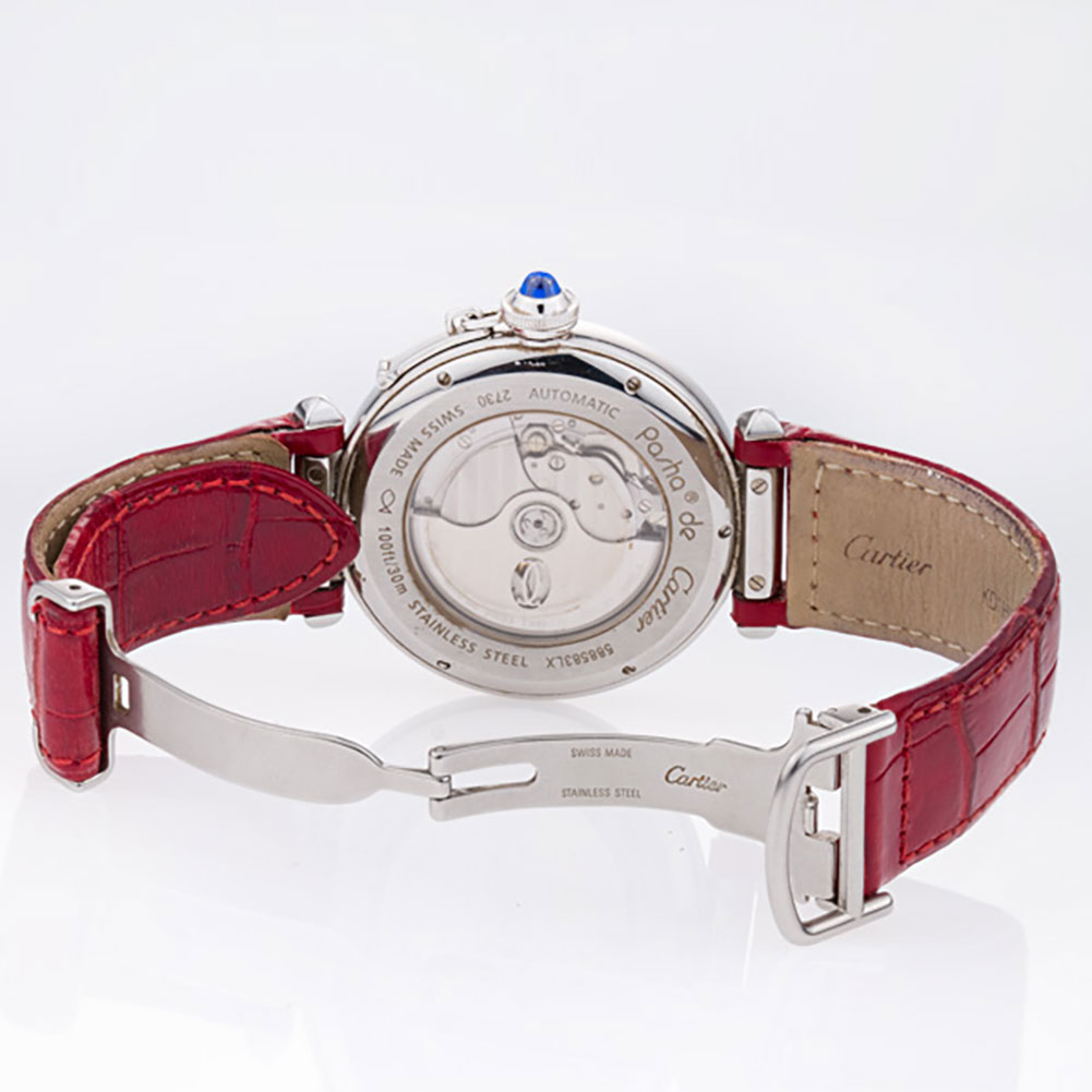 Cartier 2730 Pasha 42mm Automatic Male Stainless Steel Watches Cartier 2730 Pasha 42mm Automatic Male Stainless Steel Watches