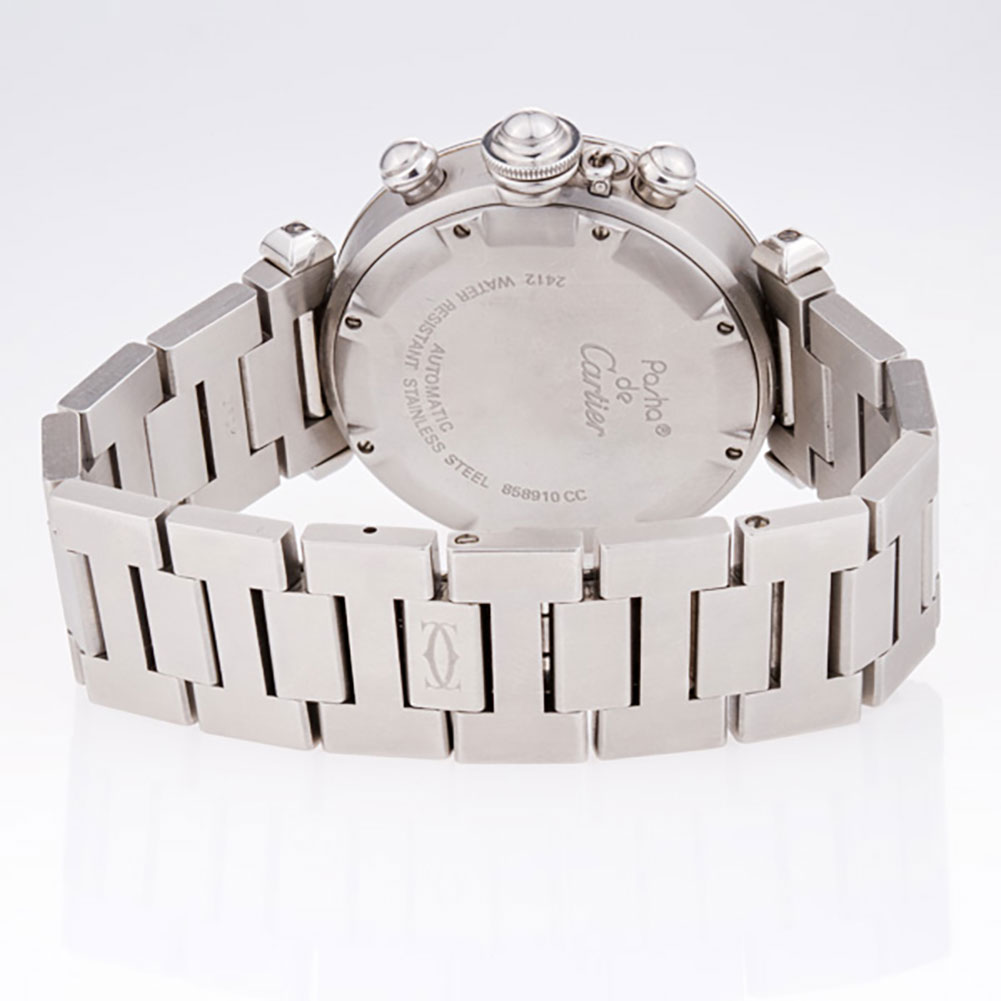 Cartier W31039M7 Pasha Chronograph Automatic Male Stainless Steel Watches Cartier W31039M7 Pasha Chronograph Automatic Male Stainless Steel Watches