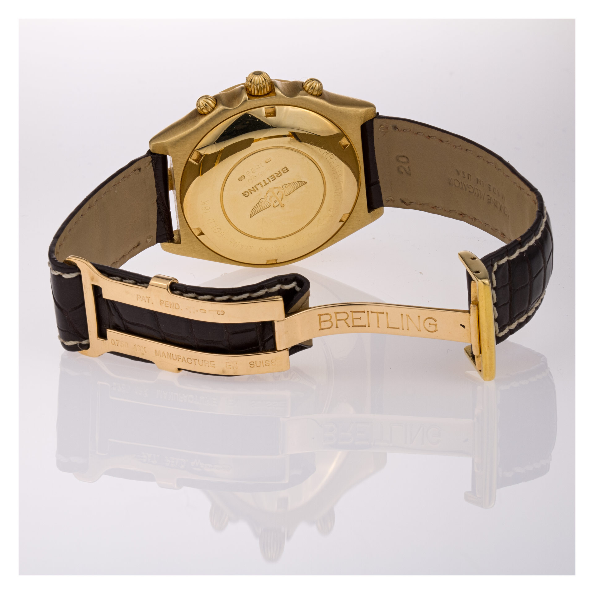 Breitling 1596 Chronomat Automatic Male 18k yellow gold Watches Breitling 1596 Chronomat Automatic Male 18k yellow gold Watches