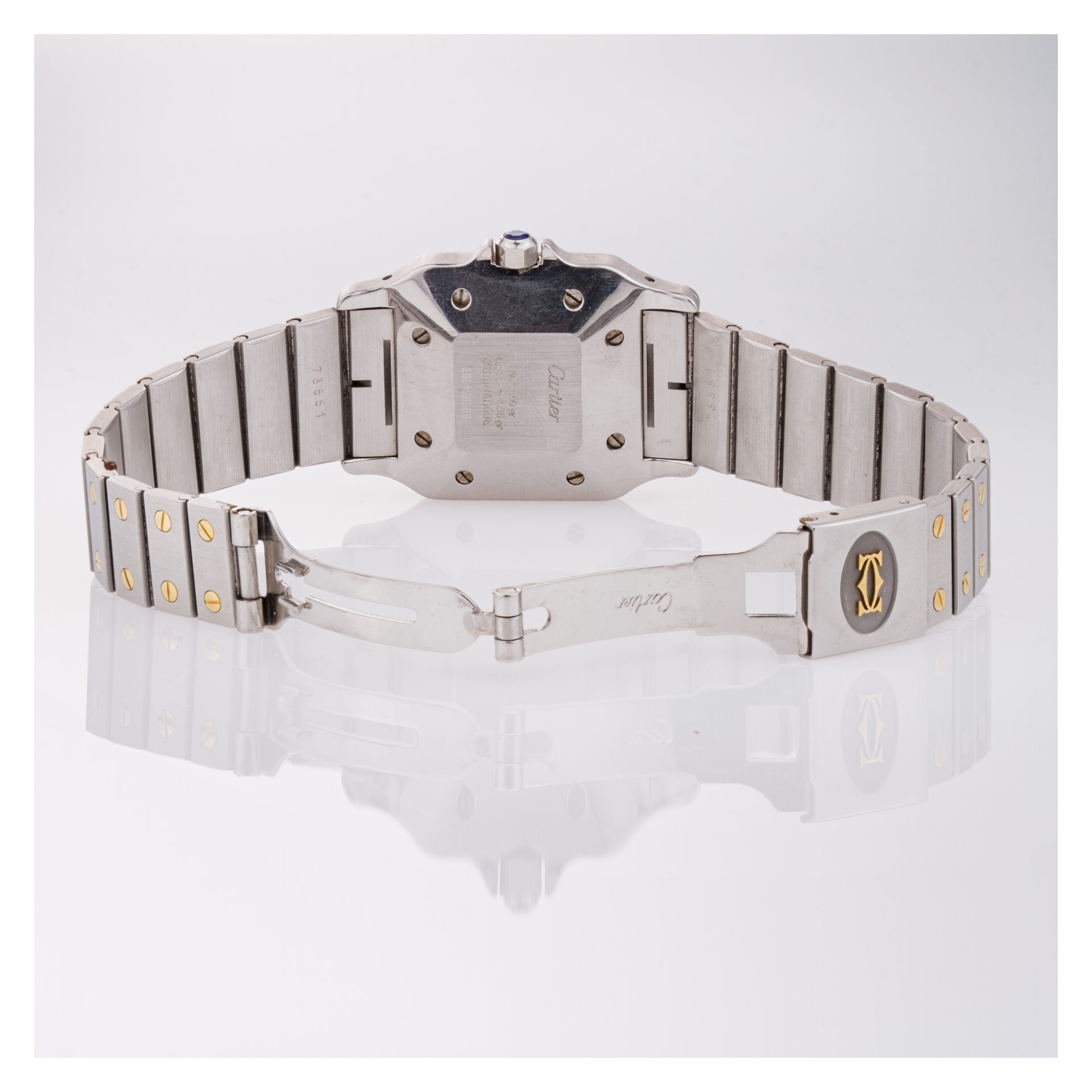 Cartier Cartier 1829 Santos Automatic Male 18k gold & Stainless Steel Watches Cartier Cartier 1829 Santos Automatic Male 18k gold & Stainless Steel Watches