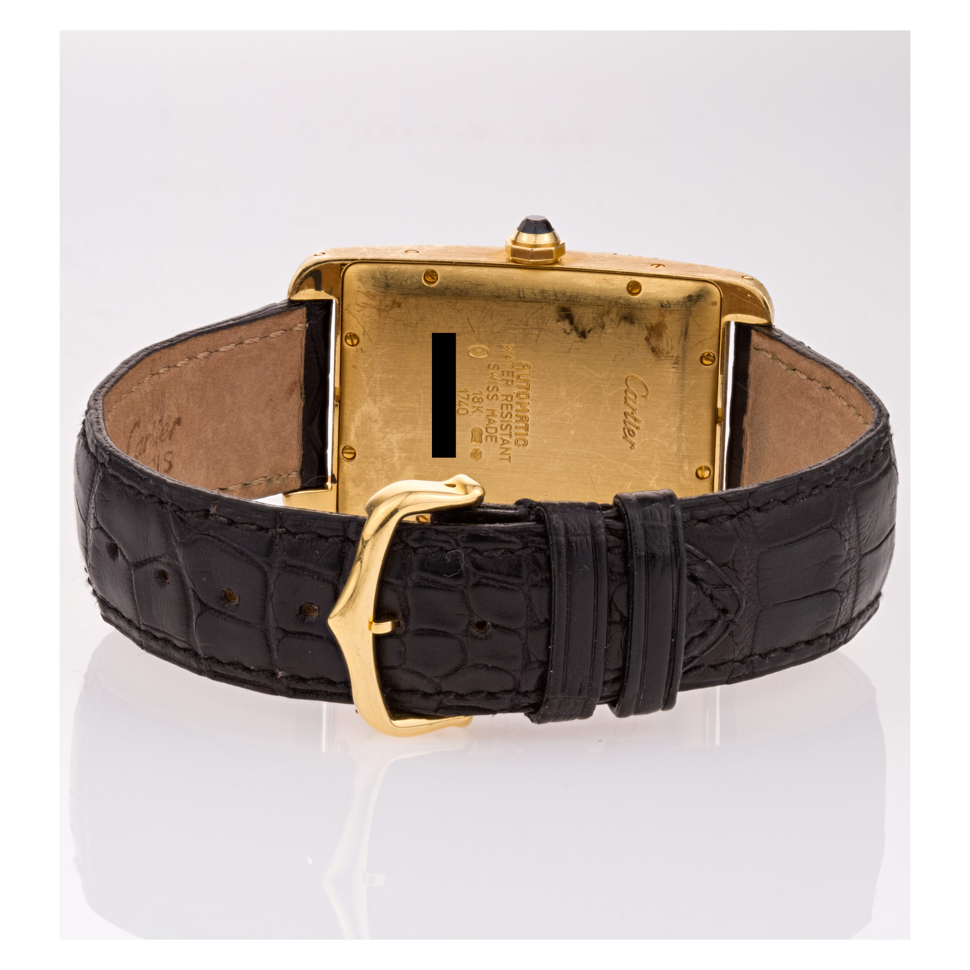 Cartier 1740 Tank Americaine Automatic Unisex 18k yellow gold Watches Cartier 1740 Tank Americaine Automatic Unisex 18k yellow gold Watches