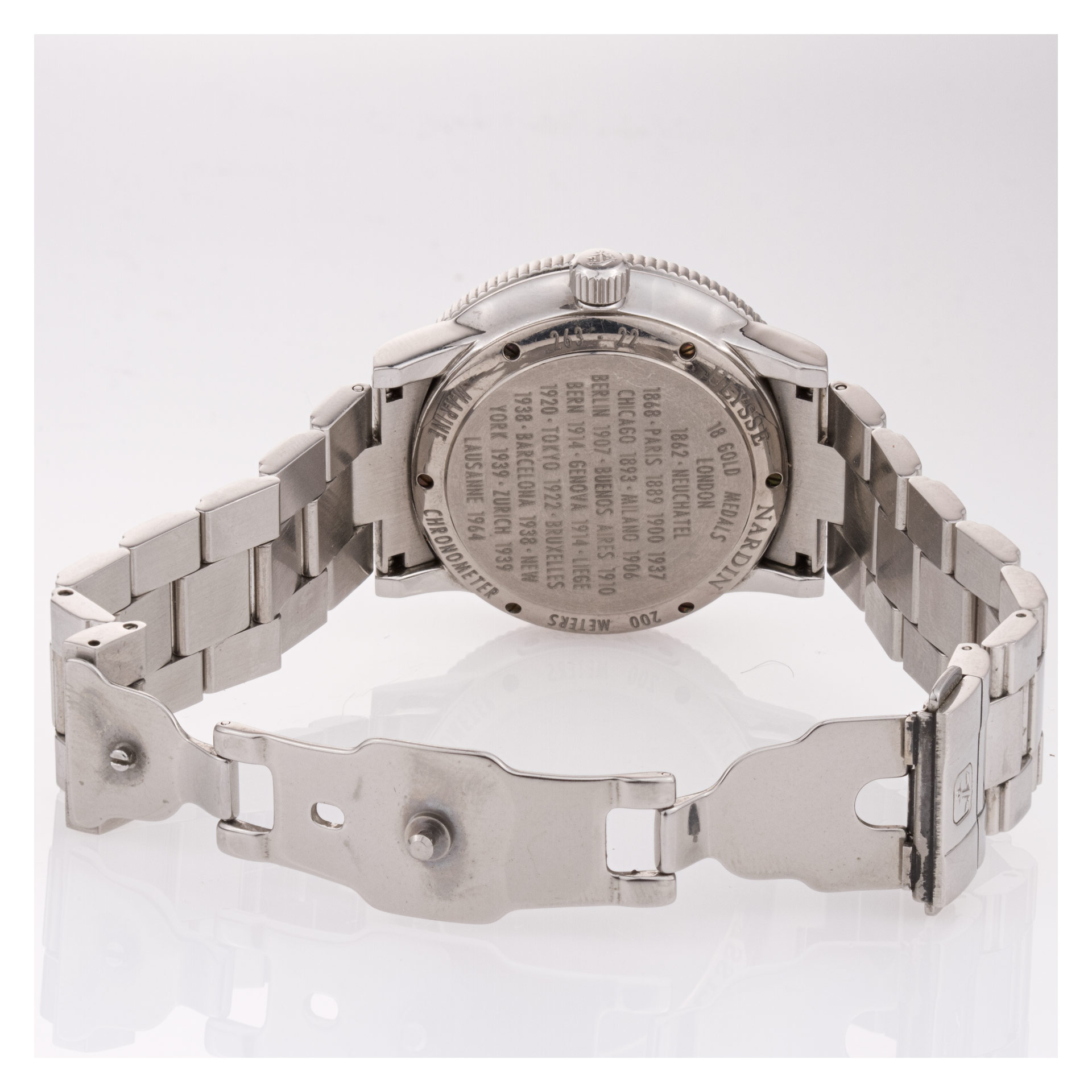 Ulysse Nardin 263-22-7/40 Marine Chronometer Automatic Male Stainless Steel Watches Ulysse Nardin 263-22-7/40 Marine Chronometer Automatic Male Stainless Steel Watches