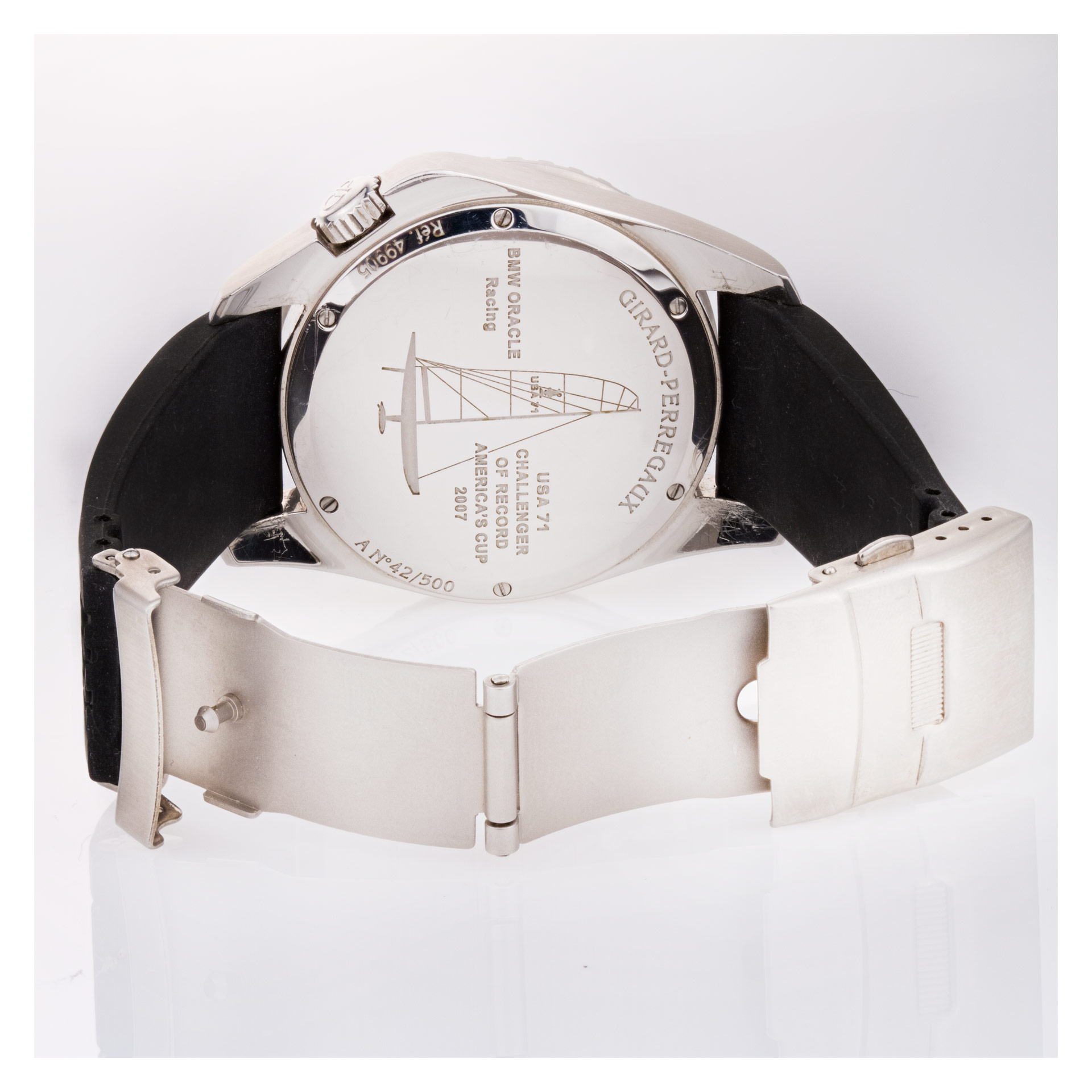 Girard Perregaux 49905-11-651-FK6A Sea Hawk II Automatic Male Stainless Steel Watches Girard Perregaux 49905-11-651-FK6A Sea Hawk II Automatic Male Stainless Steel Watches