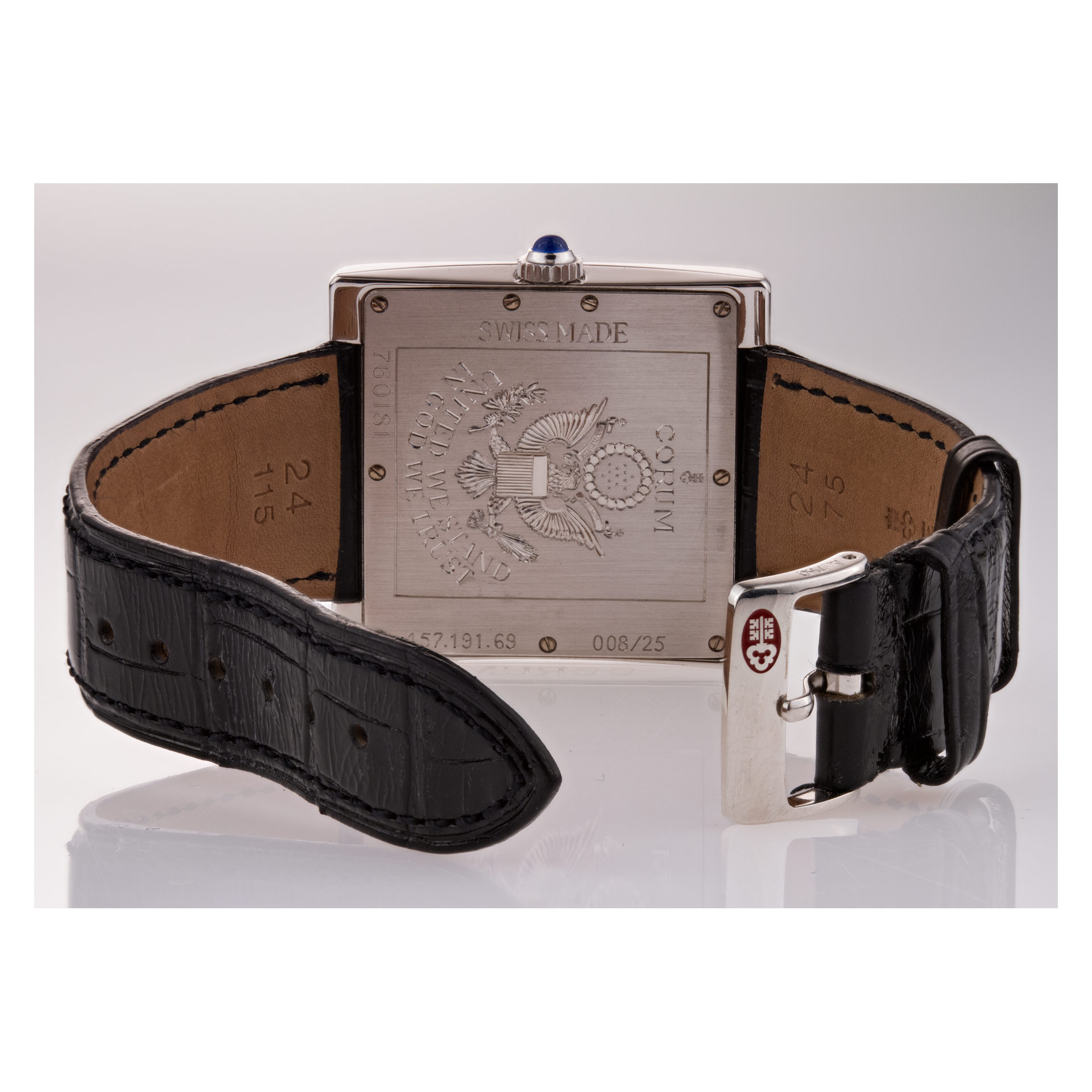 Corum 157.191.69 Buckingham Manual Unisex 18k White Gold Watches Corum 157.191.69 Buckingham Manual Unisex 18k White Gold Watches